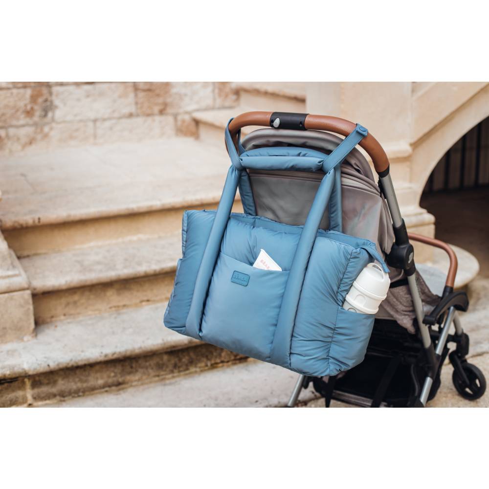 Beaba - Puffy Paris Changing Bag - Blatic Blue